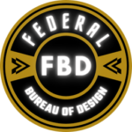 The Logo of Fifty-Bucks-Design, also known as FBD - Federal Bureau of Design. Transparent Background. Size 256x256px.