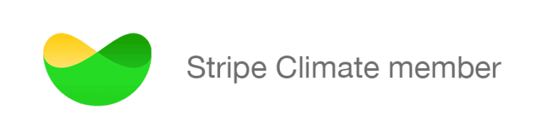 Logo of Stripe Climate Member.